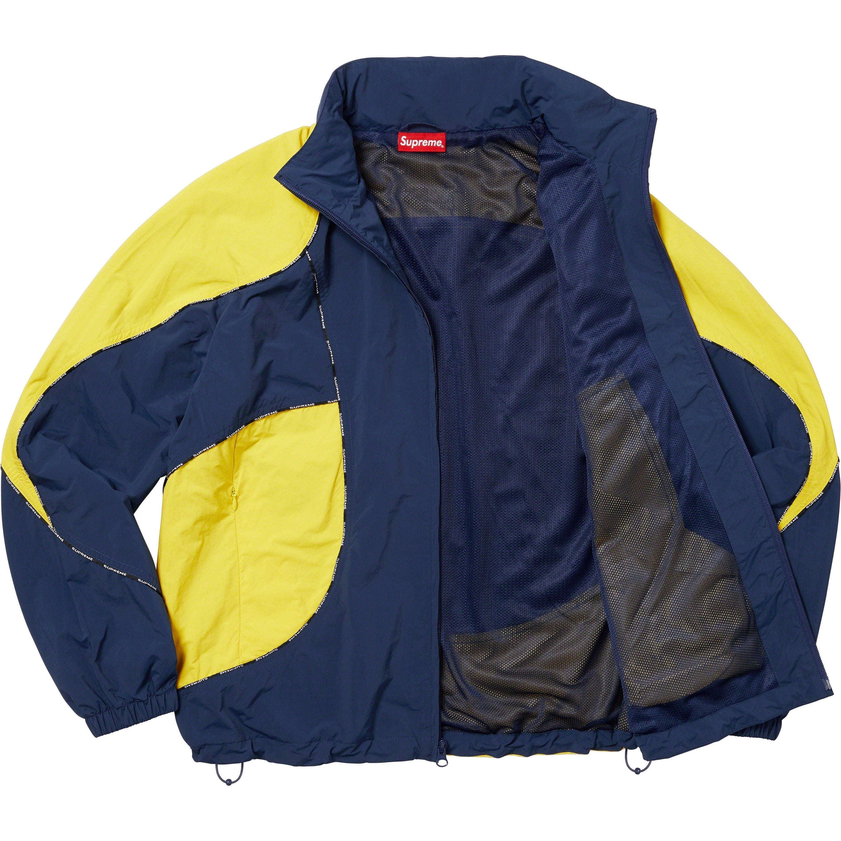 Logo Piping Hooded Track Jacket view 25